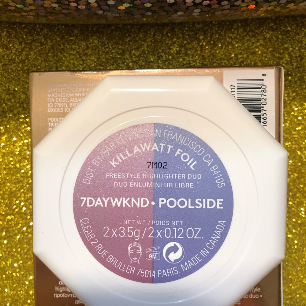 BNIB! Fenty Beauty Killawatt Foil Freestyle Highlighter in 7 DayWknd/ Poolside - Picture 3 of 8